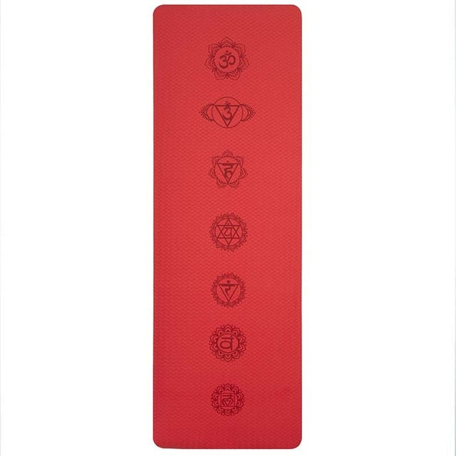 Non-slip TPE Yoga Mats For Fitness Pilates Gym Exercise Sport-6