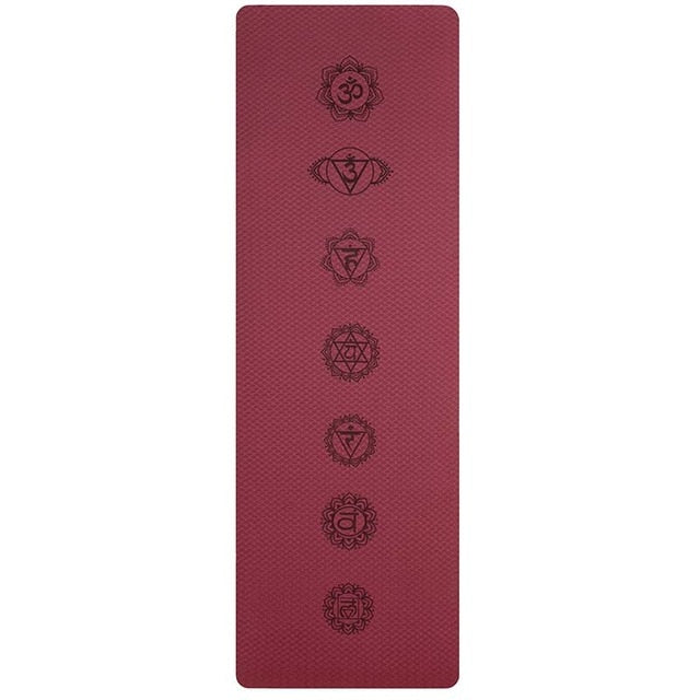 Non-slip TPE Yoga Mats For Fitness Pilates Gym Exercise Sport-5