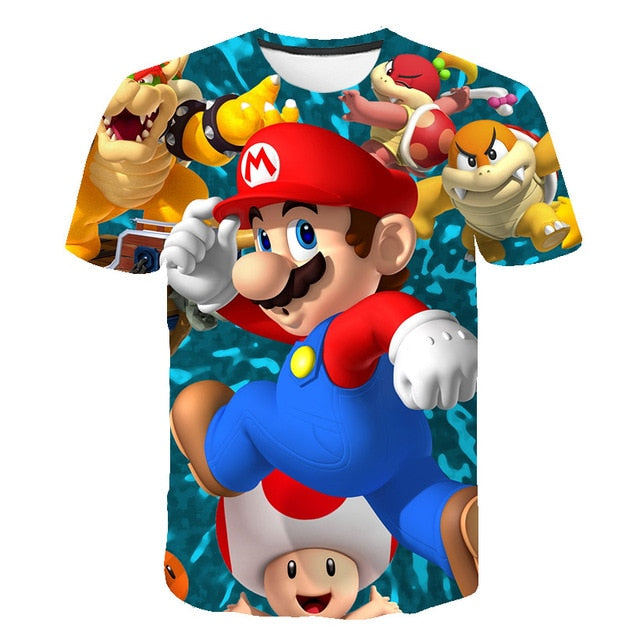 Men t-shirt Mario in love tshirt Women t shirt-10