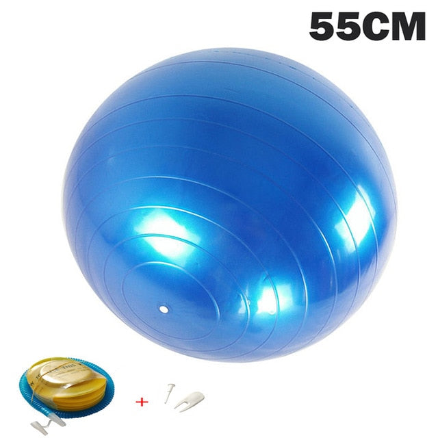 Yoga Balls Pilates Fitness Gym Balance Fitball Exercise Workout Ball 55/65/75/85CM with pump-10