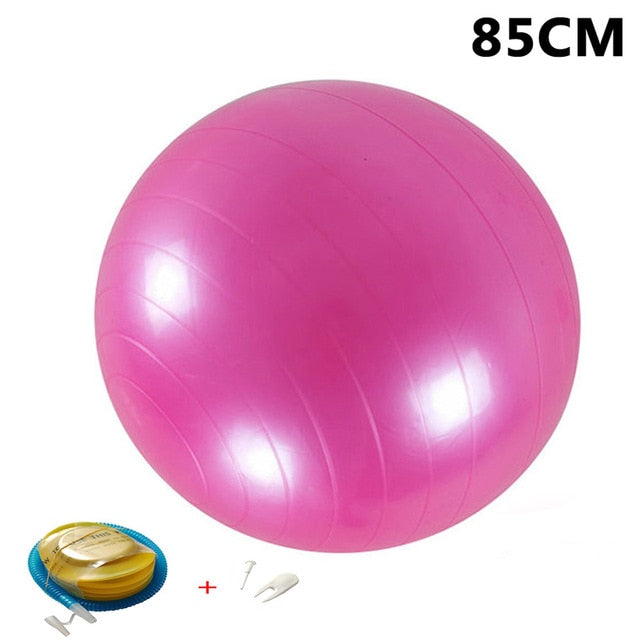 Yoga Balls Pilates Fitness Gym Balance Fitball Exercise Workout Ball 55/65/75/85CM with pump-15