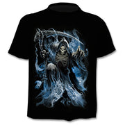 Skull graphic T-shirt horror men's T-shirt 3D fashion tops summer T-shirt men's O-neck shirt boy clothing plus size streetwear-12