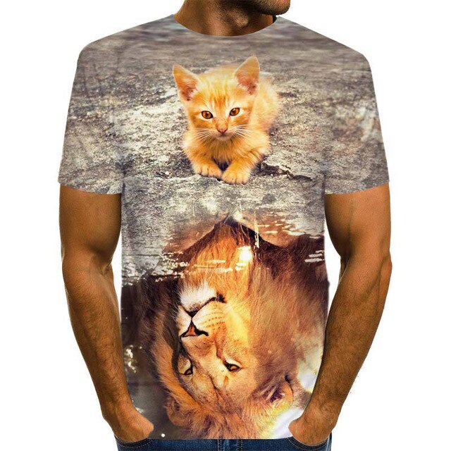 Snow Tiger T Shirt Men -22