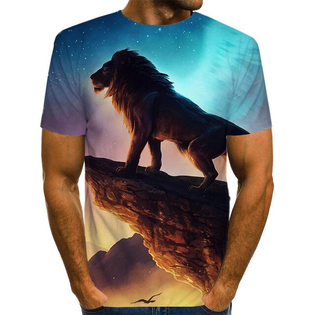 Snow Tiger T Shirt Men -38