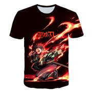 0 Ghost Blade 3D T-Shirt Men funny t shirts Fashion Hip Hop Women Demon Slayer Summer child Print Streetwear T-Shirt tops-16