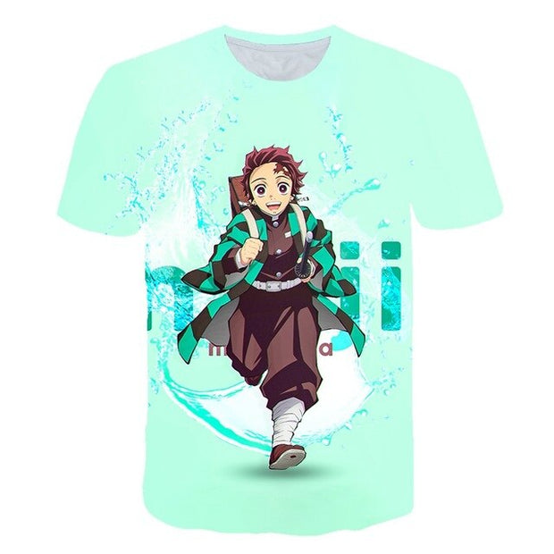 0 Ghost Blade 3D T-Shirt Men funny t shirts Fashion Hip Hop Women Demon Slayer Summer child Print Streetwear T-Shirt tops-14