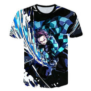 0 Ghost Blade 3D T-Shirt Men funny t shirts Fashion Hip Hop Women Demon Slayer Summer child Print Streetwear T-Shirt tops-10