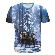 0 Ghost Blade 3D T-Shirt Men funny t shirts Fashion Hip Hop Women Demon Slayer Summer child Print Streetwear T-Shirt tops-9