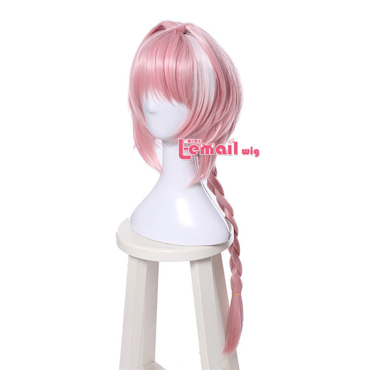 New Arrival Game Fate Apocryph Astolfo Cosplay Wigs Long Pink Heat Resistant Synthetic Hair Halloween Cosplay Wig-4