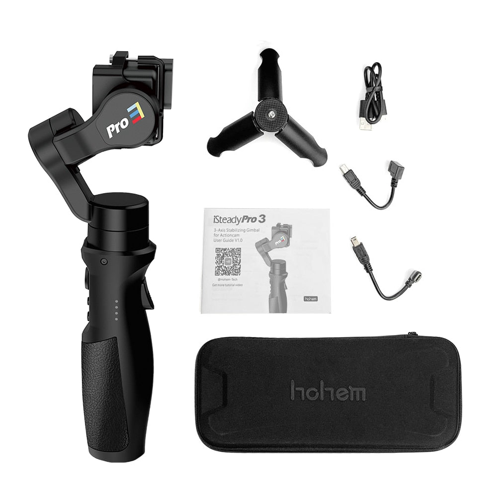 3-Axis Handheld Gimbal Waterproof Action Camera Stabilizer -3