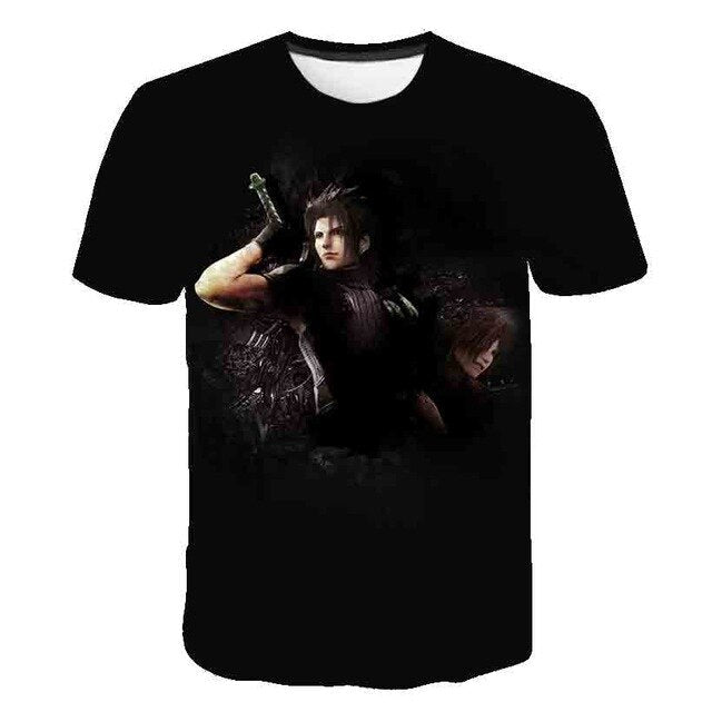 Japanese Game Final Fantasy Anime 3D T Shirt Men/Women Harajuku T-shirt -8