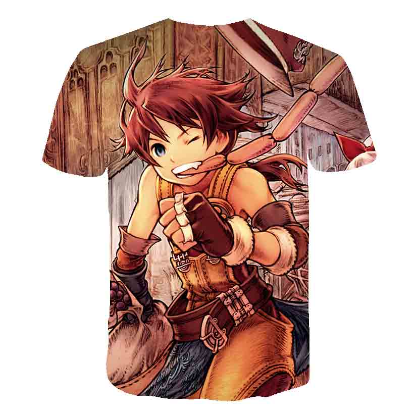 Japanese Game Final Fantasy Anime 3D T Shirt Men/Women Harajuku T-shirt -41