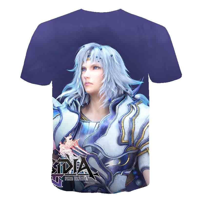 Japanese Game Final Fantasy Anime 3D T Shirt Men/Women Harajuku T-shirt -35