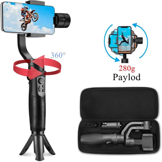 Mobile Plus Smartphone Gimbal Stabilizer for iPhone 11/11 Pro/Pro Max for Galaxy S10/Plus/S9 for Video Blogger-0