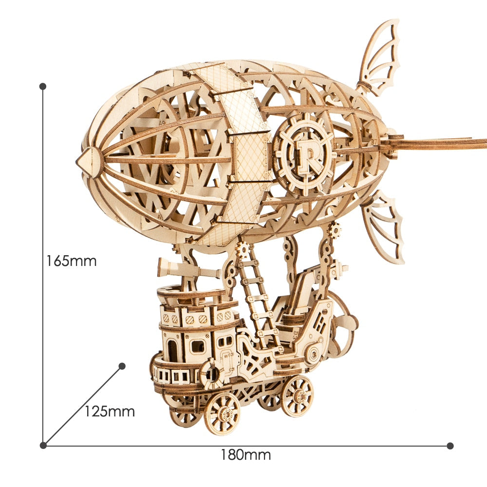 DIY 3D Gramophone Box, Pumpkin Cart Wooden Puzzle Game -10