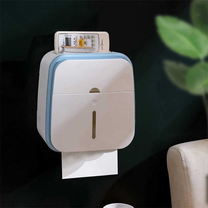 Waterproof Toilet Tissue Box Wall Mount -2