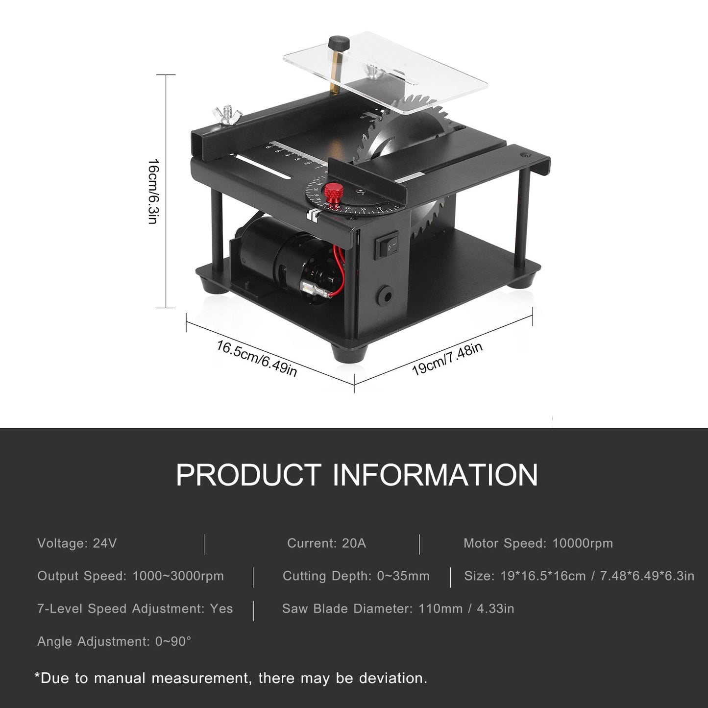 Table Saw Mini Desktop-4