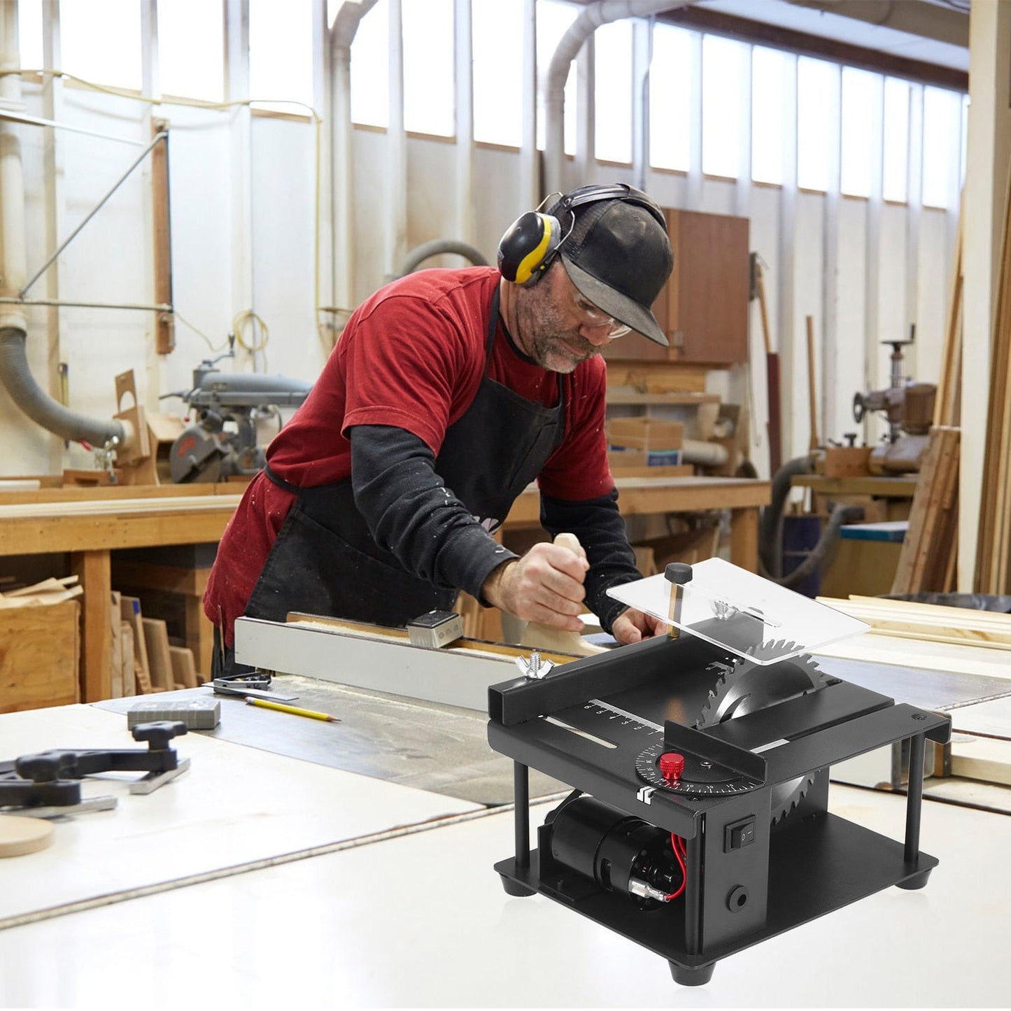 Table Saw Mini Desktop-17