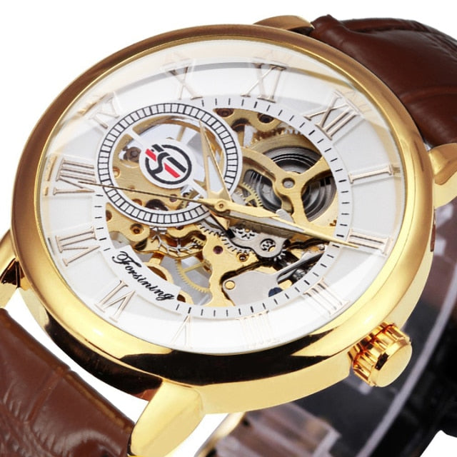 Mechanical Man Gold Watch Mens Watches Top Brand Luxury Clock Male Skeleton Leather 3d Hollow Engraving-9