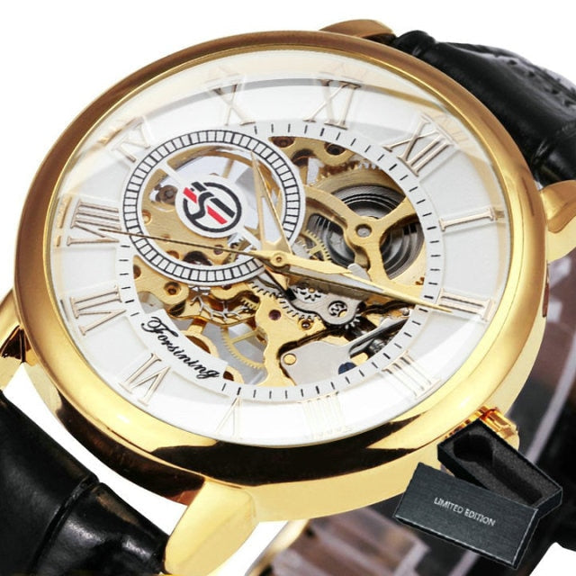 Mechanical Man Gold Watch Mens Watches Top Brand Luxury Clock Male Skeleton Leather 3d Hollow Engraving-16