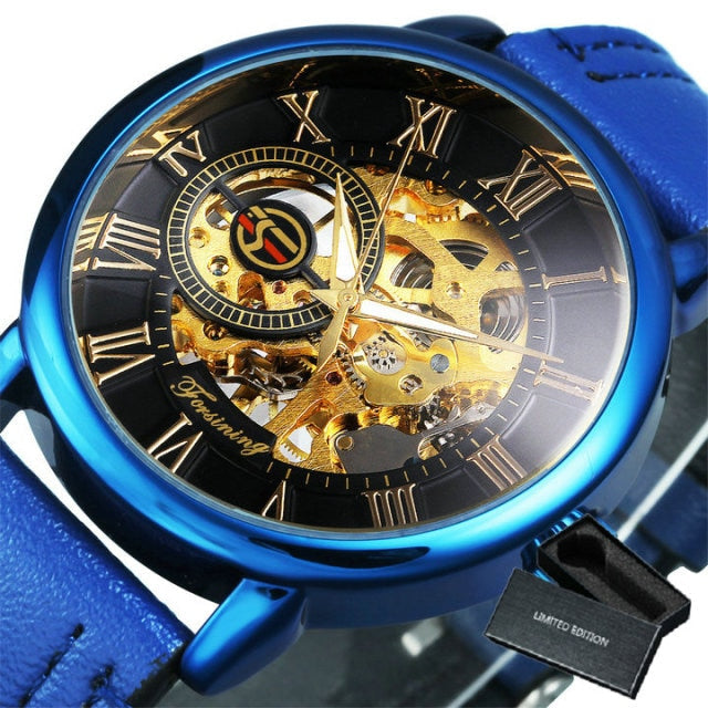 Mechanical Man Gold Watch Mens Watches Top Brand Luxury Clock Male Skeleton Leather 3d Hollow Engraving-20