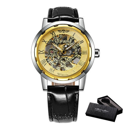 Watch Mechanical Mens Watches Top Brand Luxury Leather Skeleton Dropshipping Best Selling Products Horloges-2