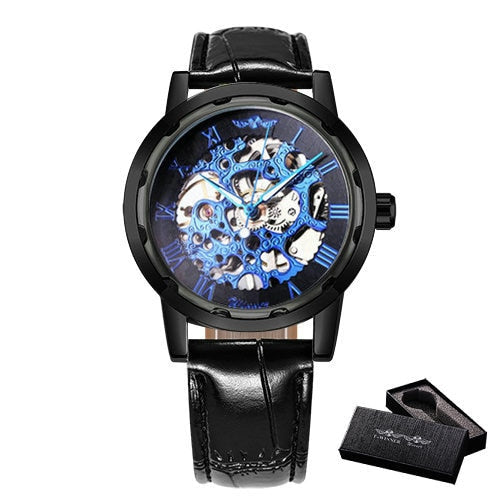 Watch Mechanical Mens Watches Top Brand Luxury Leather Skeleton Dropshipping Best Selling Products Horloges-6