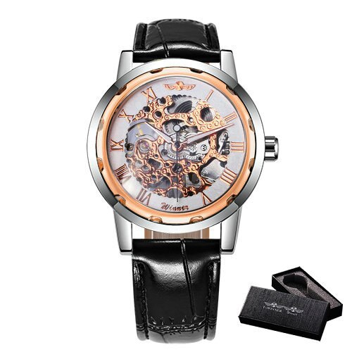 Watch Mechanical Mens Watches Top Brand Luxury Leather Skeleton Dropshipping Best Selling Products Horloges-9