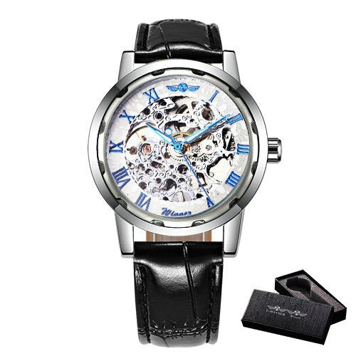 Watch Mechanical Mens Watches Top Brand Luxury Leather Skeleton Dropshipping Best Selling Products Horloges-11