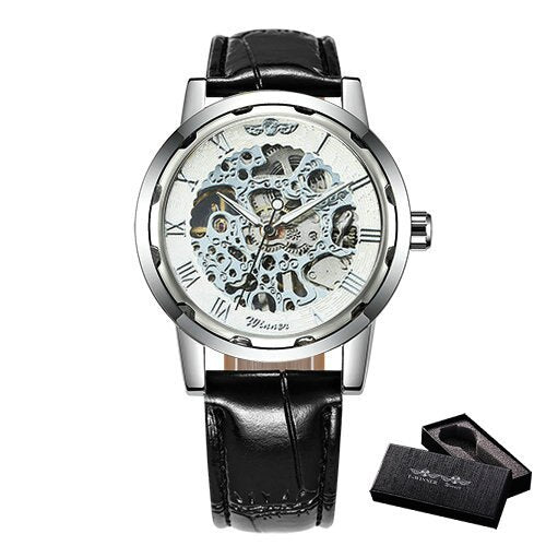 Watch Mechanical Mens Watches Top Brand Luxury Leather Skeleton Dropshipping Best Selling Products Horloges-5