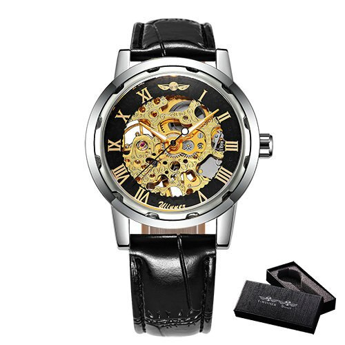 Watch Mechanical Mens Watches Top Brand Luxury Leather Skeleton Dropshipping Best Selling Products Horloges-10