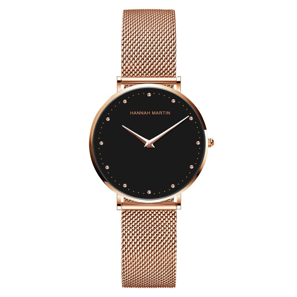 Original Quartz Waterproof Ladies Watch Fashion Creative Stainless Steel Mesh Band Women Watches-0