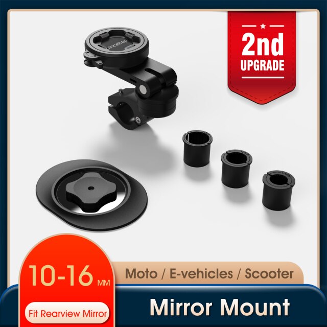 Motorcycle Electric vehicles Moto Phone Holder Navigation Support Rearview Mirror Mount Clip Bracket for Mobile Phone (2nd Gen)-1