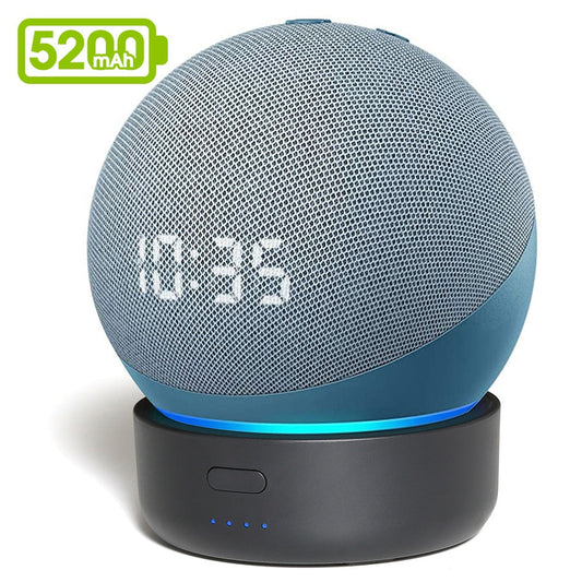 Smart Alexa Speaker Portable Rechargeable Battery for Dot (4th gen)-0