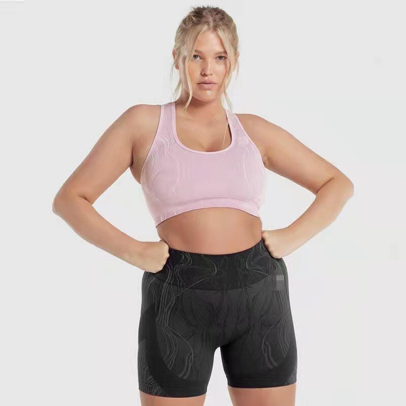 Yoga Shorts High Waist Push Up Sports Shorts For Women Cycling Running Fitness Gym Leggings Yoga Clothing Sportswear-3