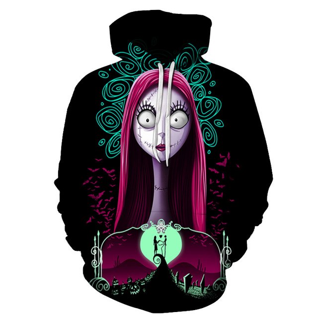 3d print Halloween Funny Broom Witches Hoodies-5