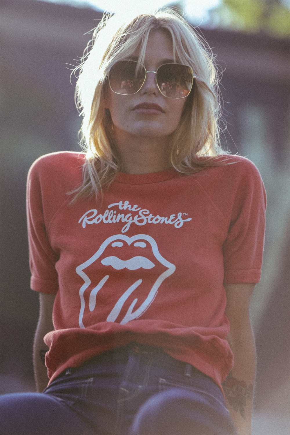 The Rolling Stones London Raglan Tee by People of Leisure-1