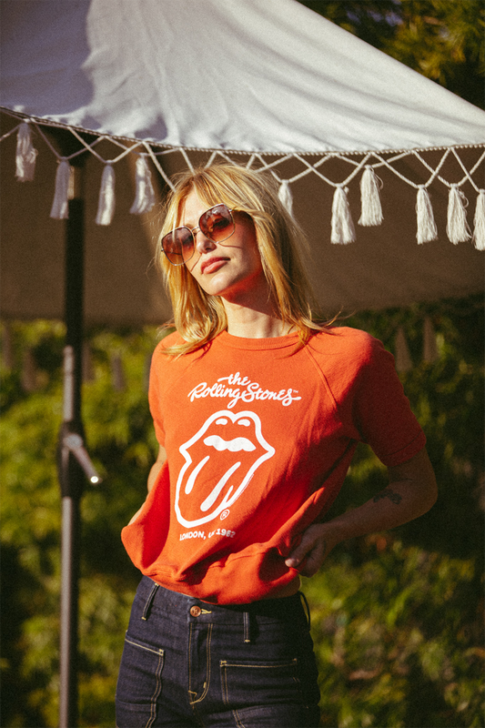 The Rolling Stones London Raglan Tee by People of Leisure-0