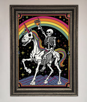 Rainbow Skeleton Framed Wall Art-17