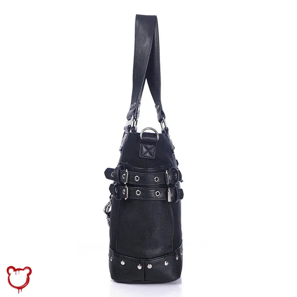 'Rebel Black Handcuff Bag' by The Cursed Closet-2