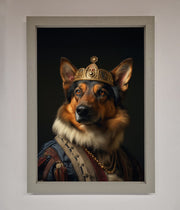 Renaissance German Shepherd Framed Wall Art-3