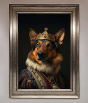 Renaissance German Shepherd Framed Wall Art-14