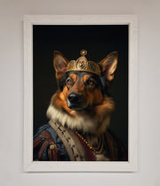 Renaissance German Shepherd Framed Wall Art-2