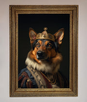 Renaissance German Shepherd Framed Wall Art-10