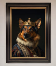 Renaissance German Shepherd Framed Wall Art-17