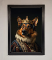 Renaissance German Shepherd Framed Wall Art-1