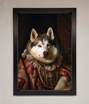 Renaissance Husky Framed Print-1
