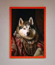 Renaissance Husky Framed Print-7