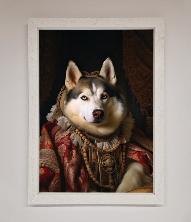 Renaissance Husky Framed Print-2