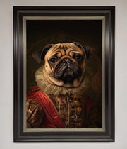 Renaissance Pugs Framed Poster-16